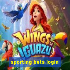 sporting bets login